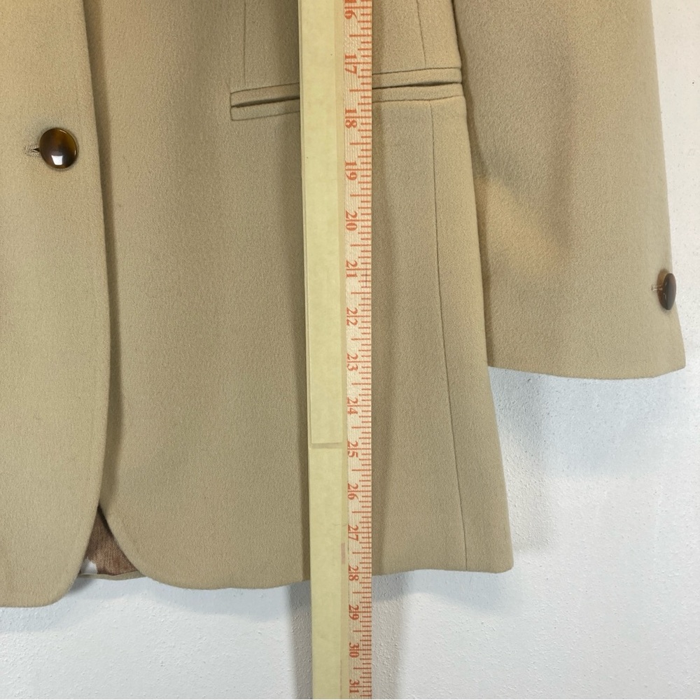 ICEBERG Vintage Disney Bambi Jacket Blazer Coat Cashmere Wool Beige Size 38 - Picture 9 of 15